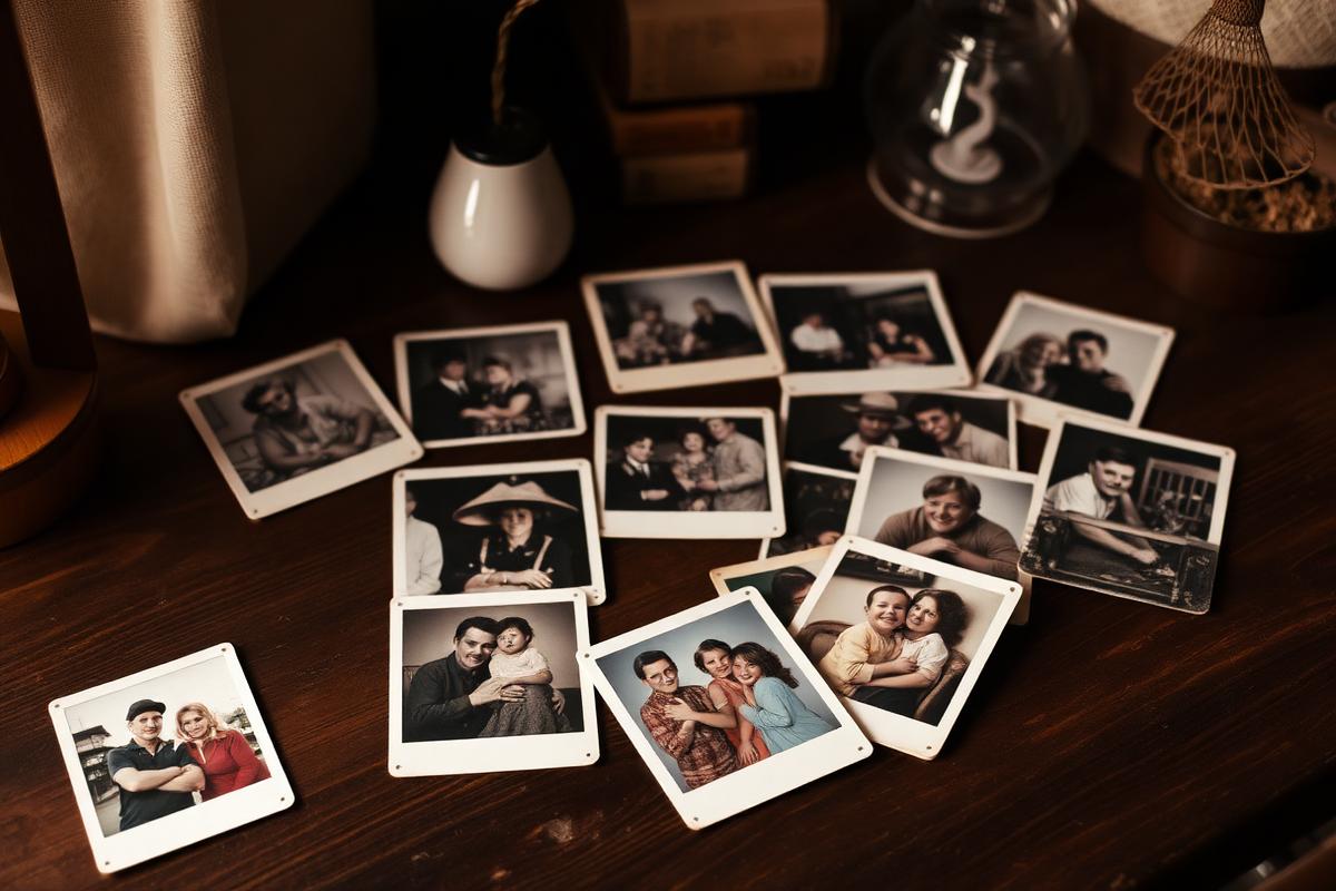 Illustration de photographies et supports d’archives